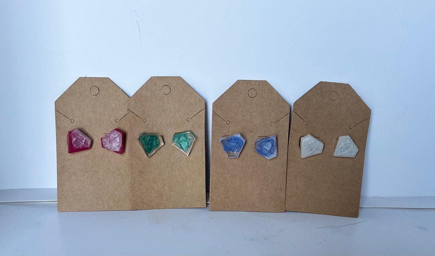 Various Shaped Stud Earrings